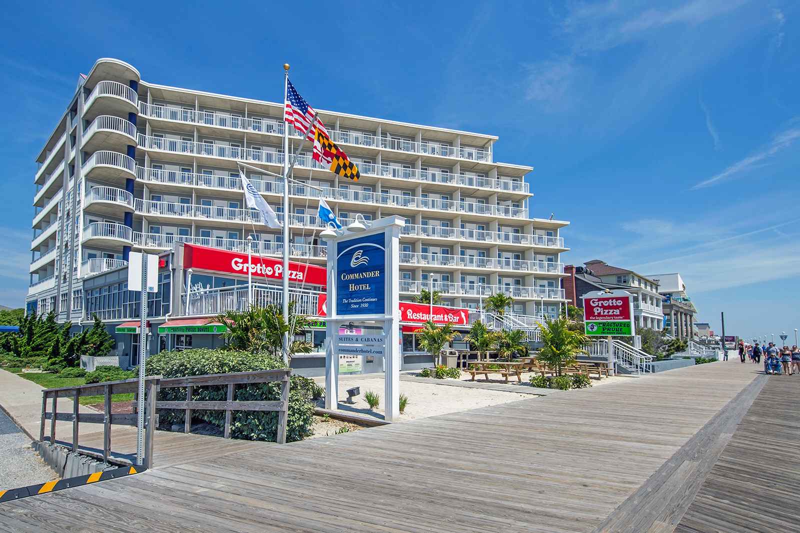 Beachfront Ocean City Hotel Commander Hotel In OCMD   Pop Up Replace 